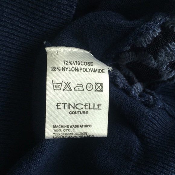 Dress Blue XL Etincelle Paris NWT - Picture 7 of 7